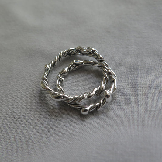 Anillo Hebras Twisted