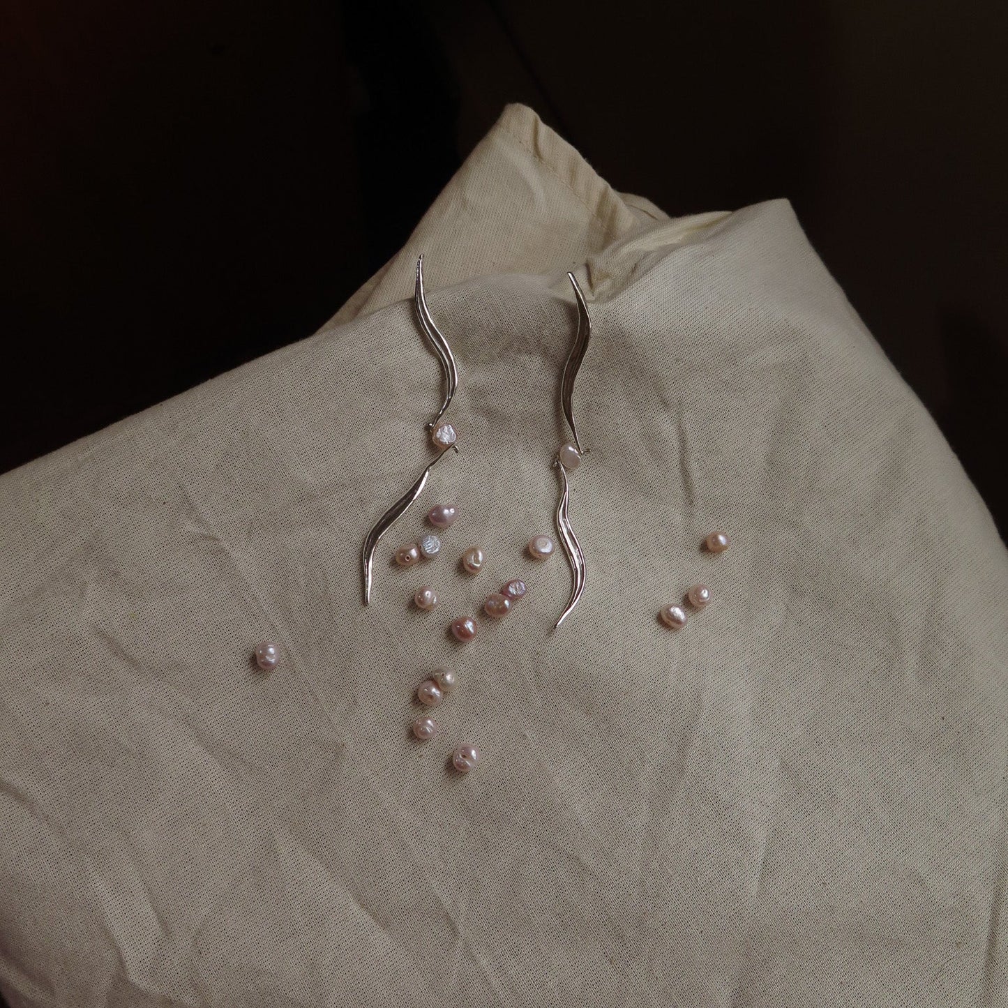 Aros Virma con Perlas